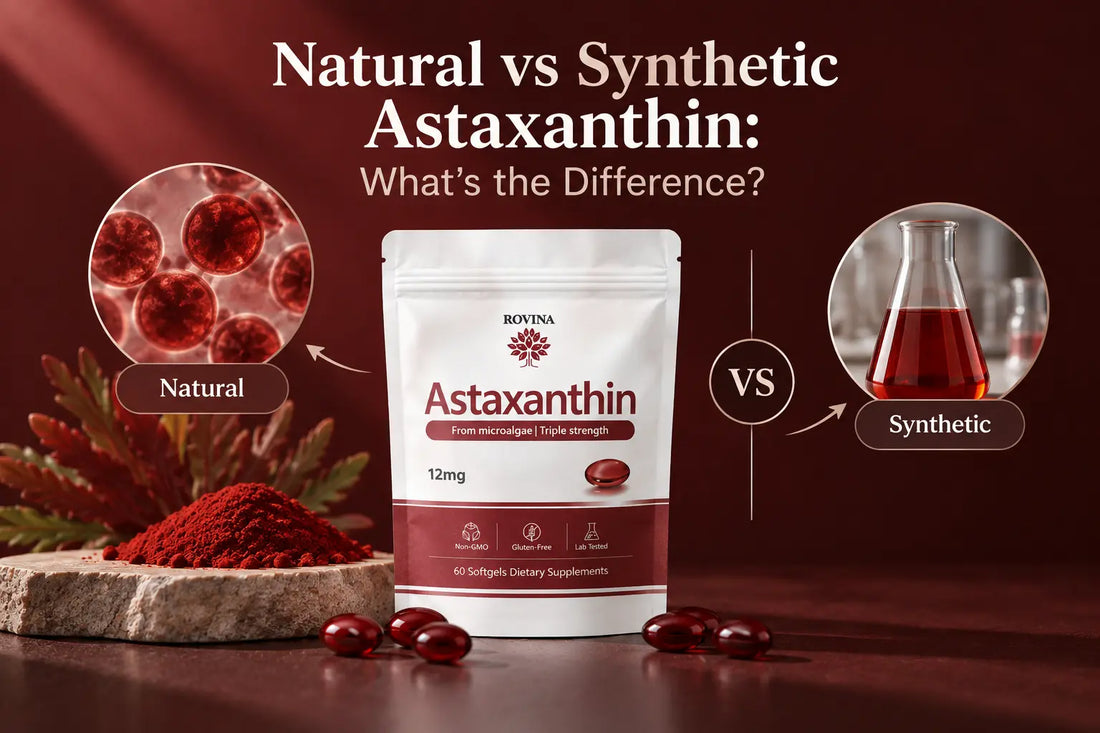 Comparison of natural and synthetic astaxanthin from algae and chemical sources